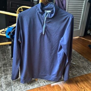 Peter Millar Crown Sport Performance Quarter Zip. Men’s medium. Blue.